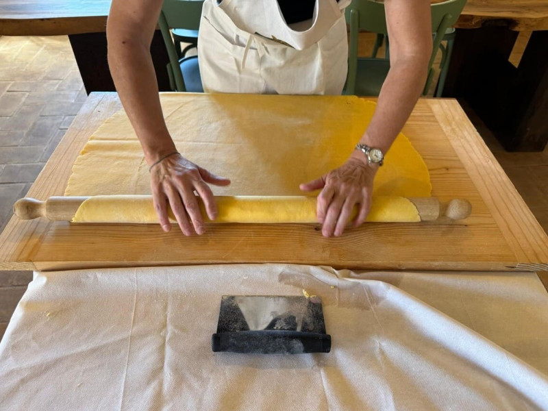 Tagliatelle Pasta-Making Experience in an Umbrian Olive Mill